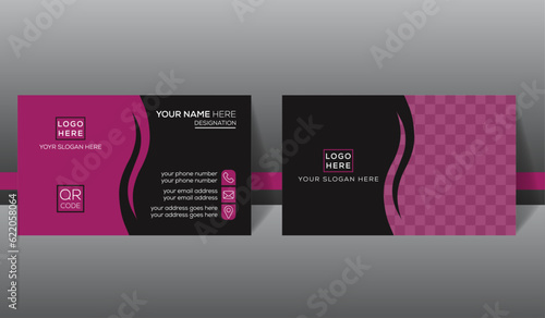 High quality luxury design business card print ready template.