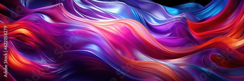 Dazzling streaks of radiant multicolor, high saturation, abstract light streaks background. Generative AI
