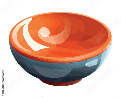 ceramic pottery bowl kitchen icon