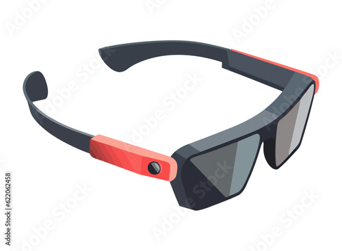 Modern eyeglasses, watching experience in 3D