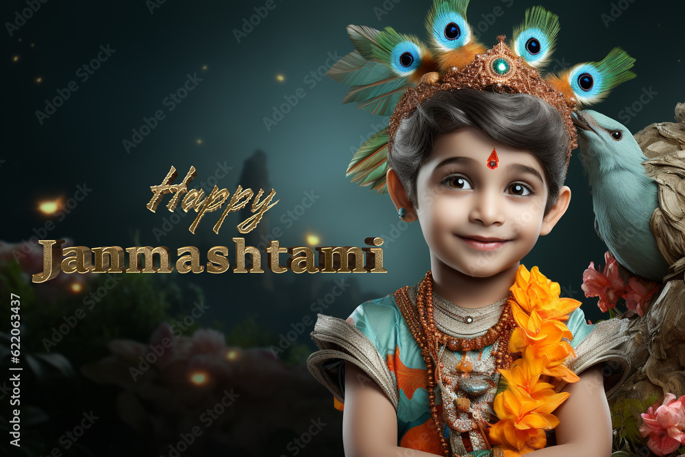 Krishna janmashtami, yearly Hindu festival that celebrates the birth of