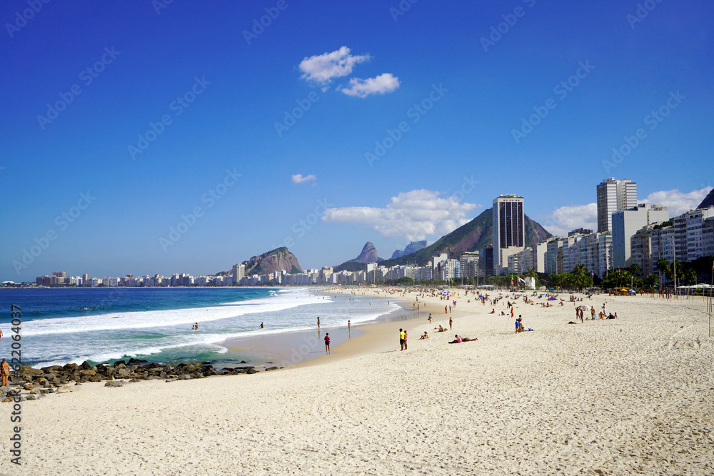 Praia do Leme beach, Rio de Janeiro, Brazil Praia do Leme beach, Rio de Janeiro, Brazil