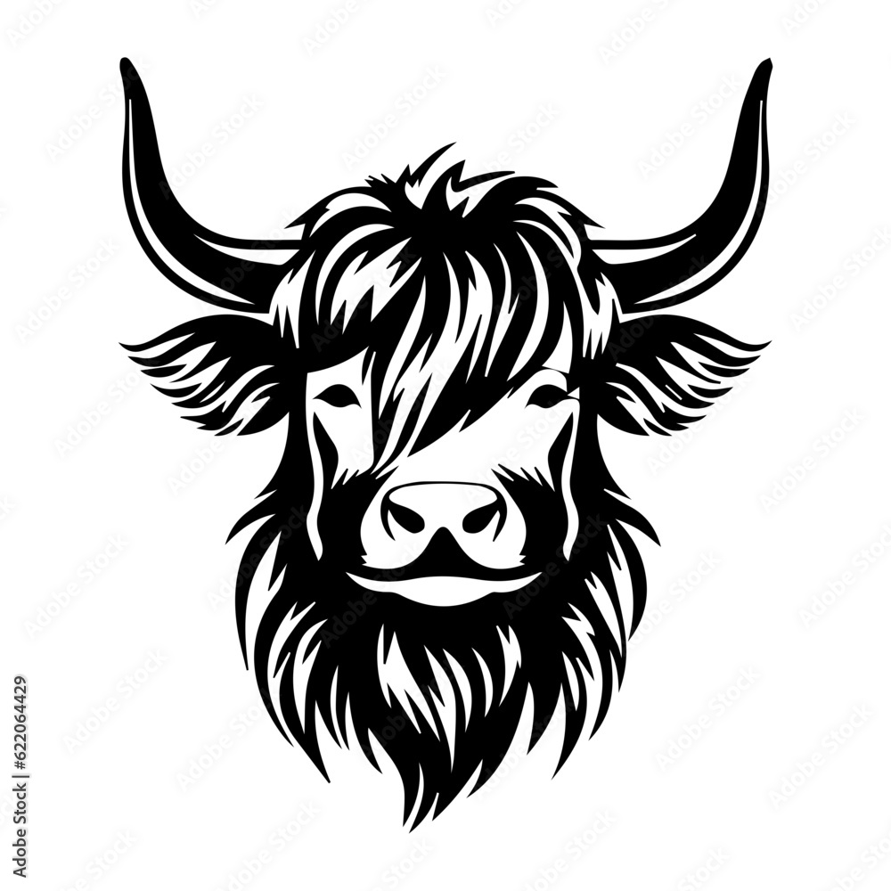 Highland cow svg, highland cow png, cow head svg cow svg cute cow svg cow png highland cow cricut farm animal svg highland cow svg bundle