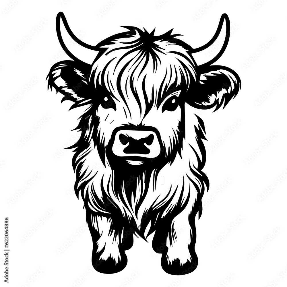Highland cow svg, highland cow png, cow head svg cow svg cute cow svg ...