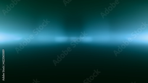 Abstract green blue lens flare gradient overlay light leak background illustration. Vibrant defocused decor product display. Soft toned copy space backplate. Elegant glow product showcase backdrop.