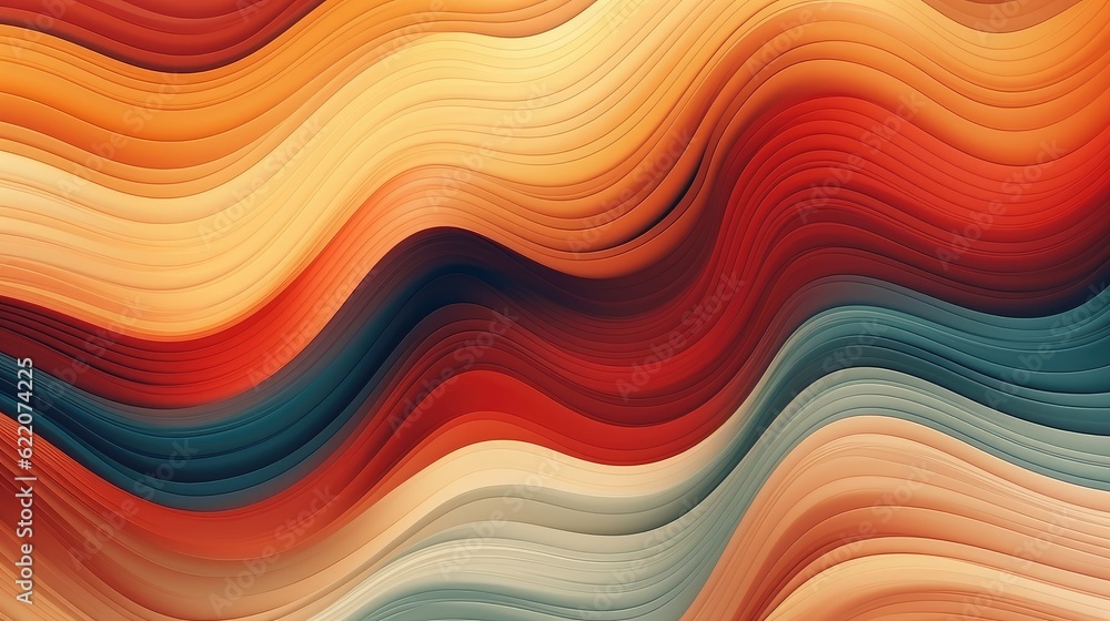 Wave pattern background material, AI generated Wave pattern background material, AI generated