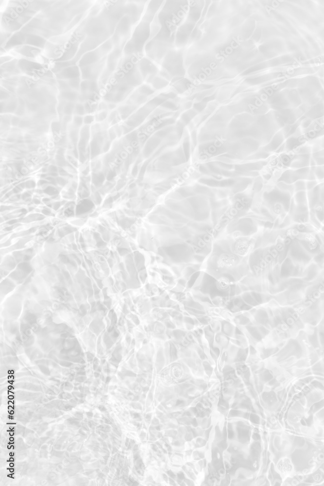 White water with ripples on the surface. Defocus blurred transparent white colored clear calm water surface texture with splashes and bubbles. Water waves with shining pattern texture background. White water with ripples on the surface. Defocus blurred transparent white colored clear calm water surface texture with splashes and bubbles. Water waves with shining pattern texture background.