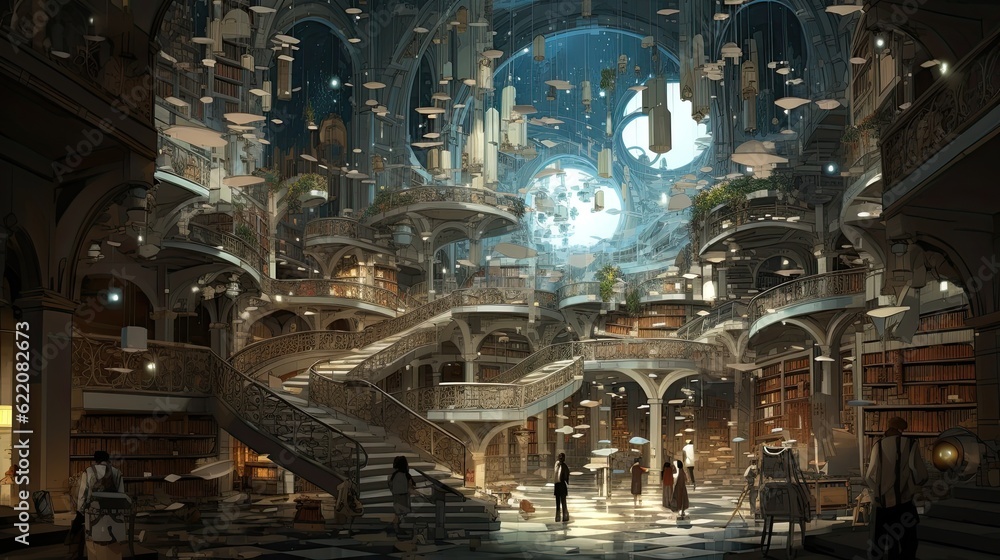 Buddhist temple. AI generated art illustration. Buddhist temple. AI generated art illustration.