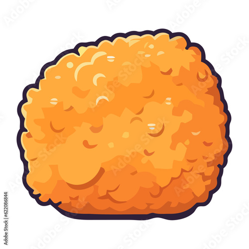 roasted chicken nugget snack icon