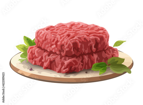 Freshly cooked gourmet meat on plate