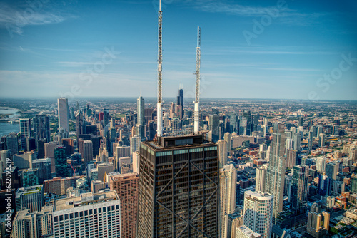 Chicago Skyline on a Sunny Day 