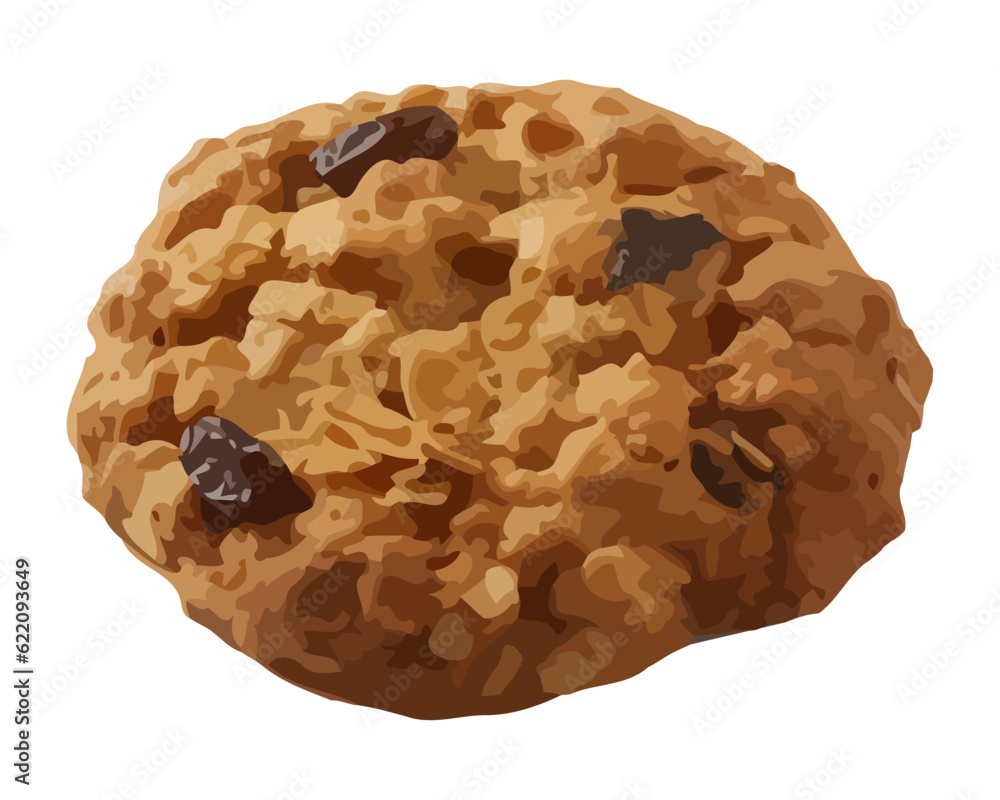 Organic chocolate cookie snack design Organic chocolate cookie snack design