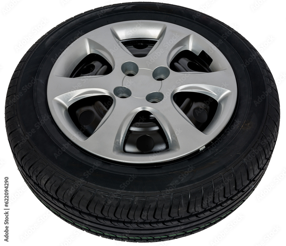 Photo of car tyre isolated on a white background Photo of car tyre isolated on a white background