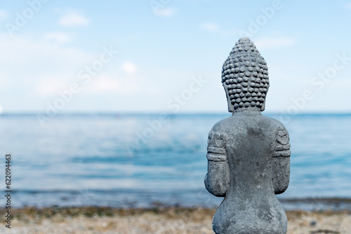 Photography Buddha Statue Near The sea. Spa. Zen