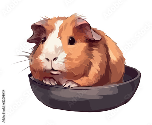 Cute small pets, guinea pig