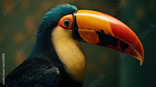Mesmerizing toucan bird. Generative AI © Soulmate