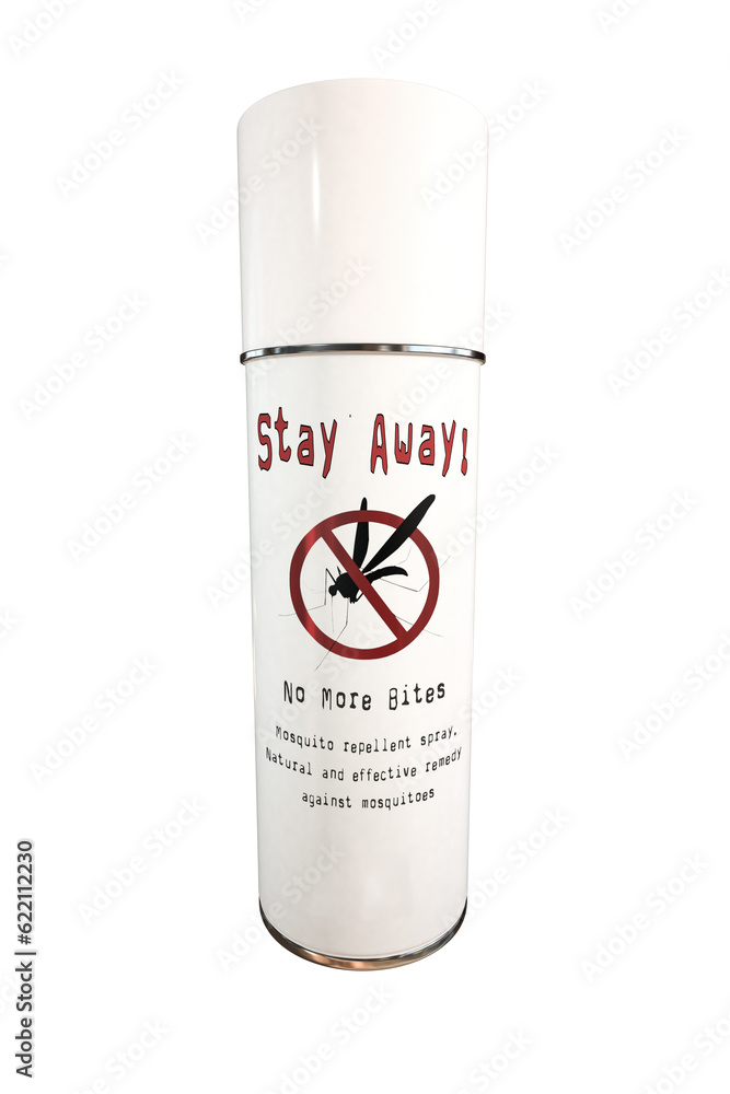 mosquito spray can isolated on white background mosquito spray can isolated on white background