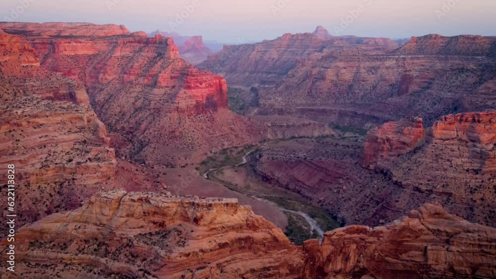 Aerial view of the amazing San Rafael River Canyon in Utah also called the Little Grand Canyon Aerial view of the amazing San Rafael River Canyon in Utah also called the Little Grand Canyon
