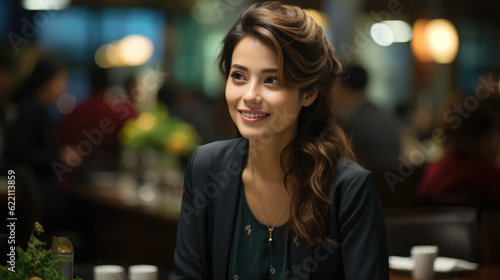 female asian smiling businesswoman