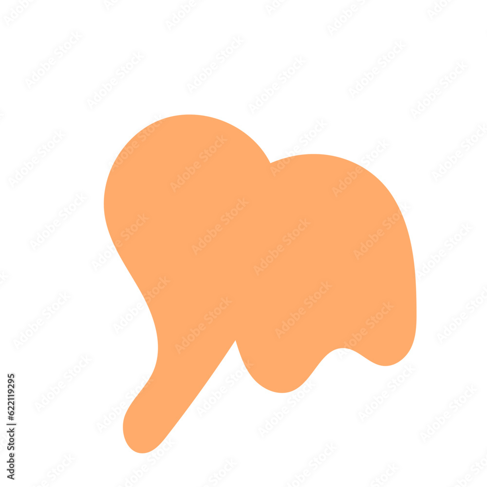 Orange Abstract Shapes Vectors Orange Abstract Shapes Vectors