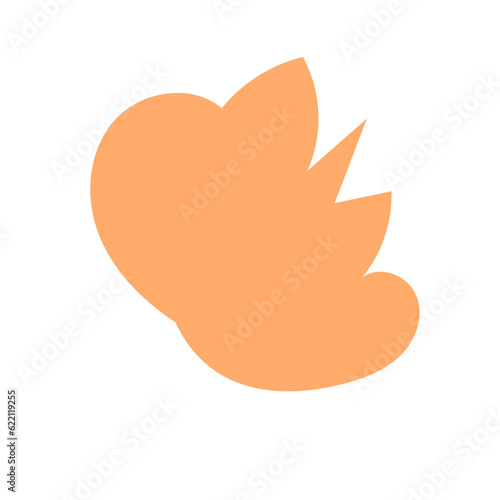 Orange Abstract Shapes Vectors 