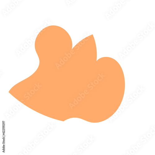 Orange Abstract Shapes Vectors 
