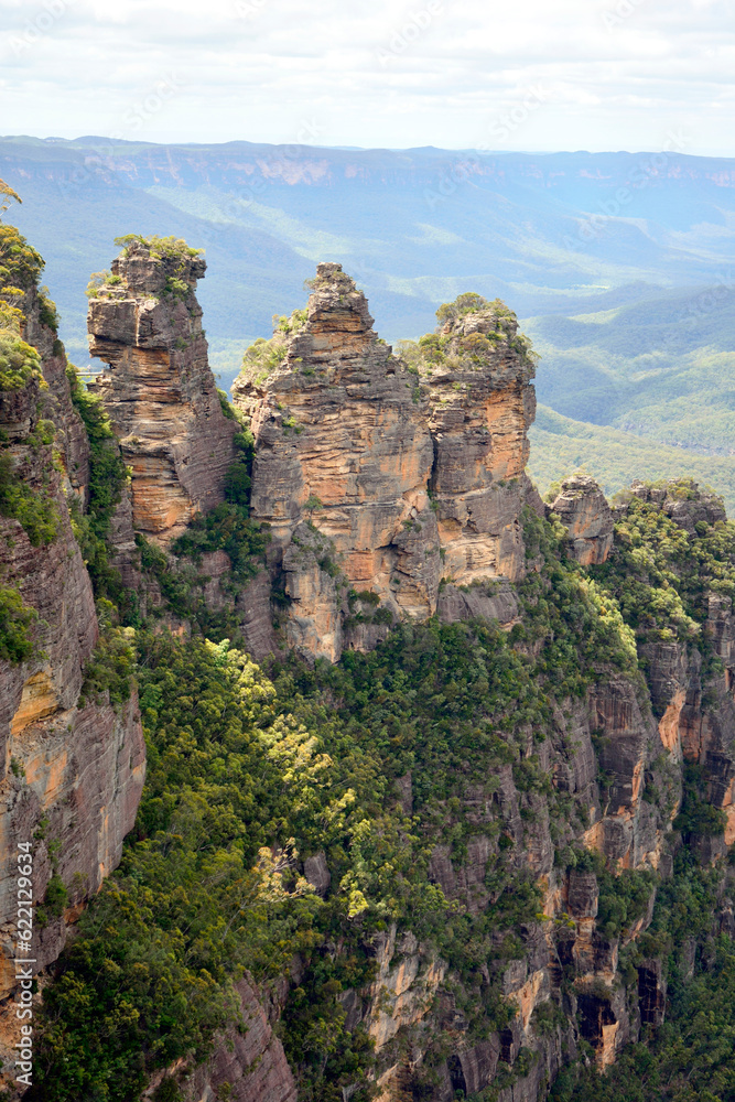 Three Sisters in the Blue Mountains National Park of Australia.