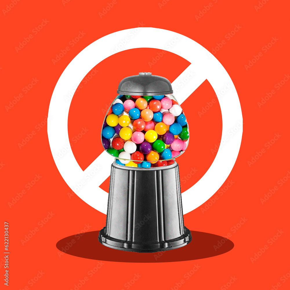 chicle, chicle de chicle prohibido, chicle de chicle, prohibido