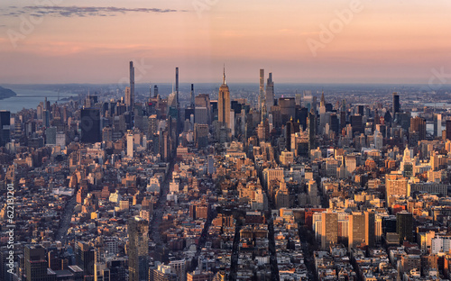 New York City Skyscrapers Sunset © Sebastian