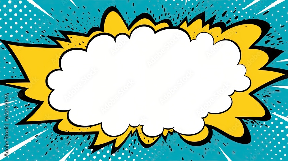 comics pop art speech bubble template for creating a splash banner comics pop art speech bubble template for creating a splash banner