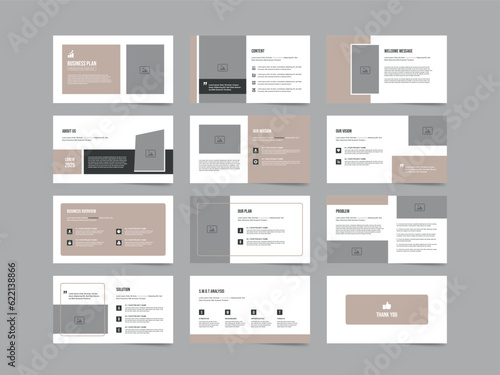 Business Plan Presentation Template Design