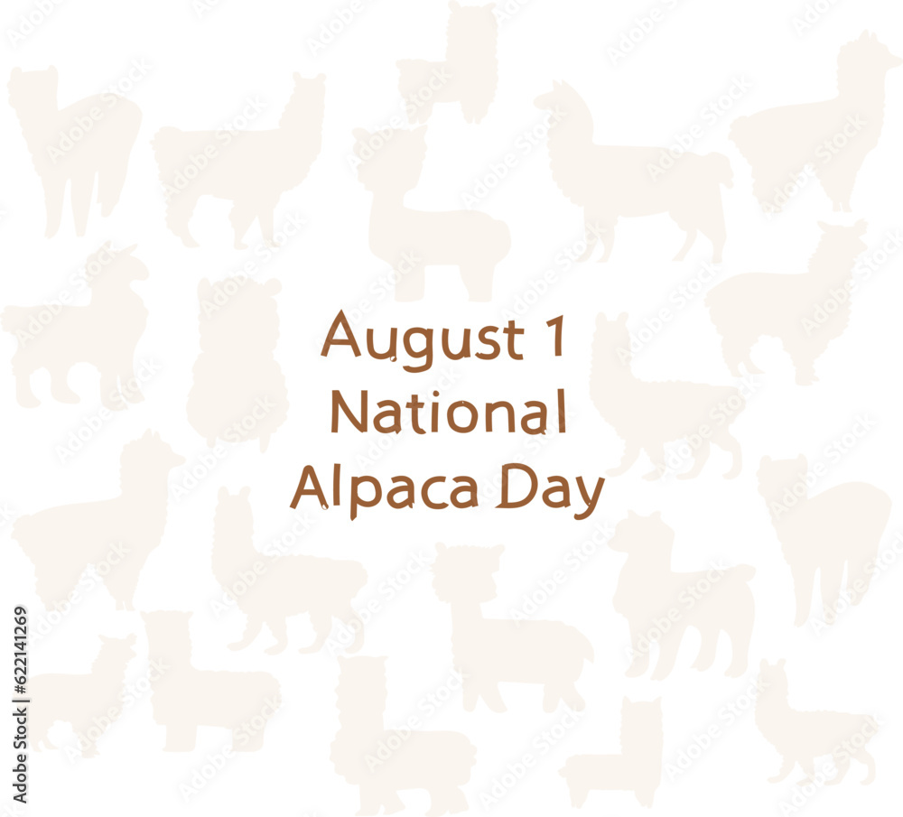 national alpaca day is celebrated every year on 1 august.