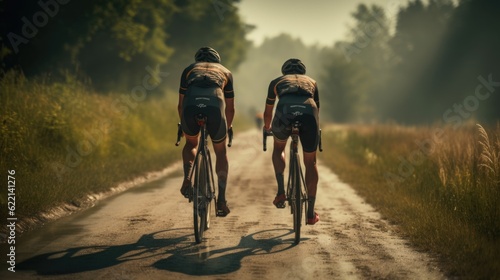 cyclists training generative ai © Francheska