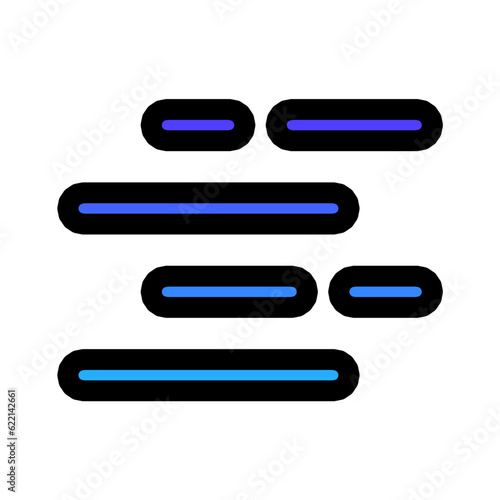 fog gradient fill icon