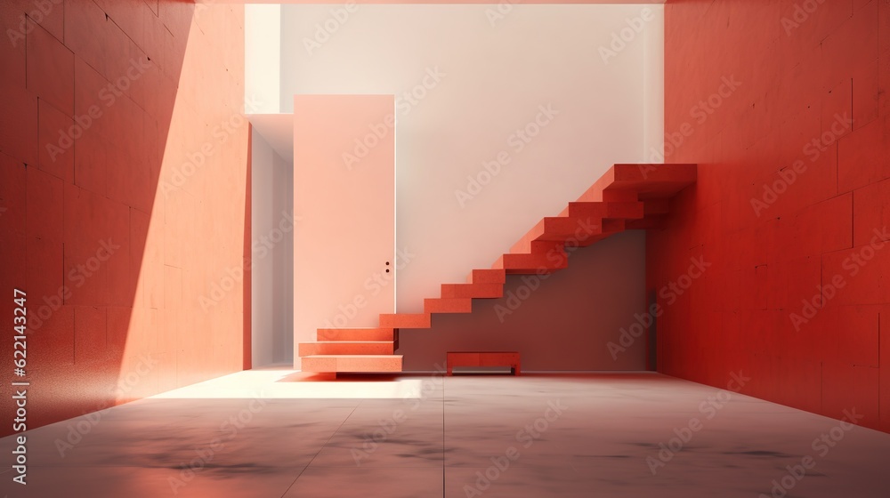 Minimalist Space. Generative AI Minimalist Space. Generative AI