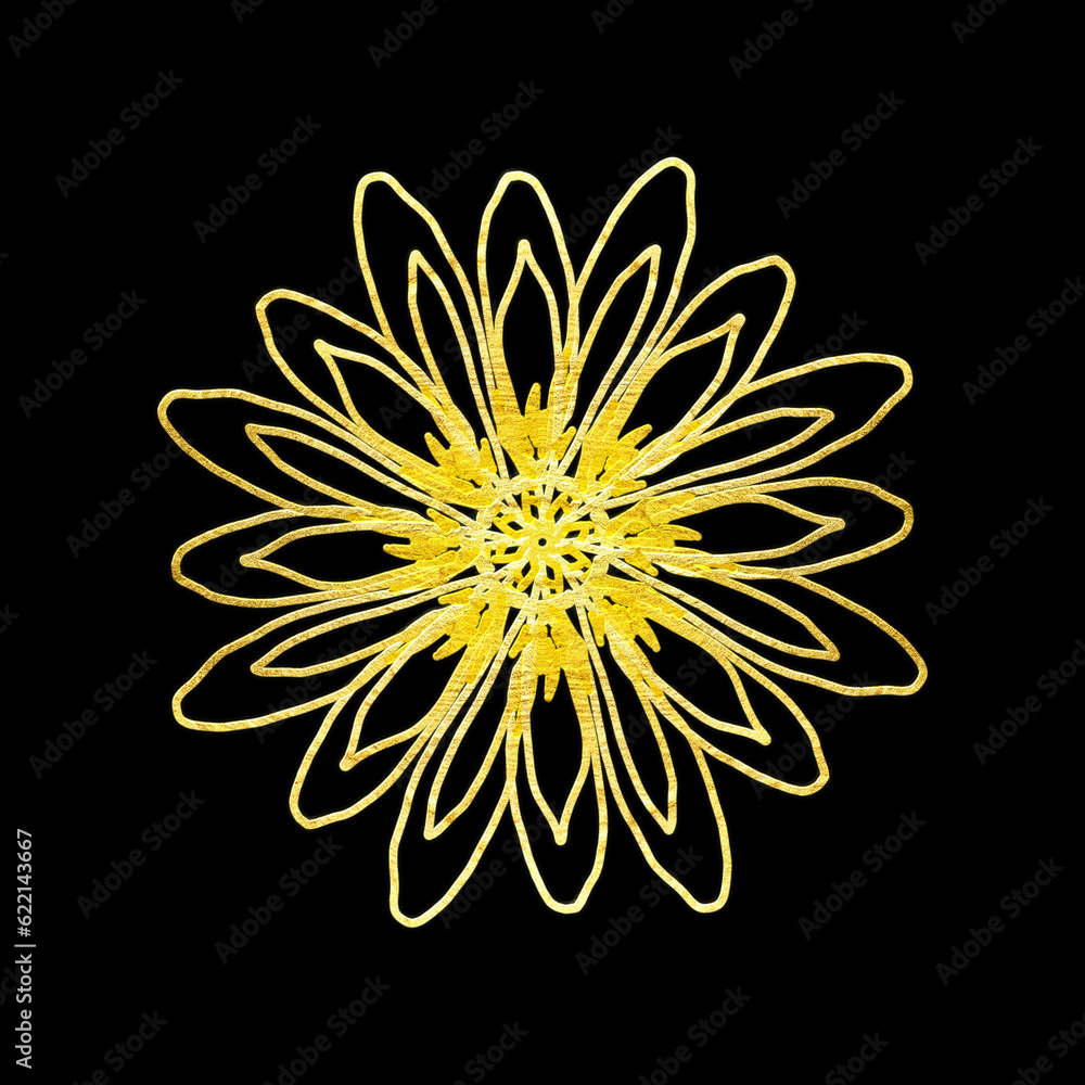 yellow flower on black background yellow flower on black background