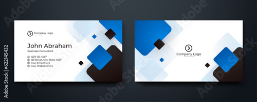 black gold professional modern business card illustrator