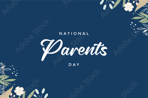 national parents day, background template Holiday concept
