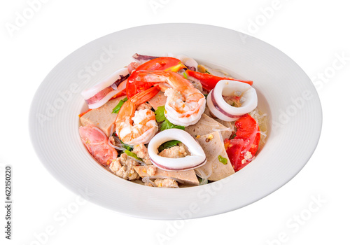 Spicy seafood noodles transparent png