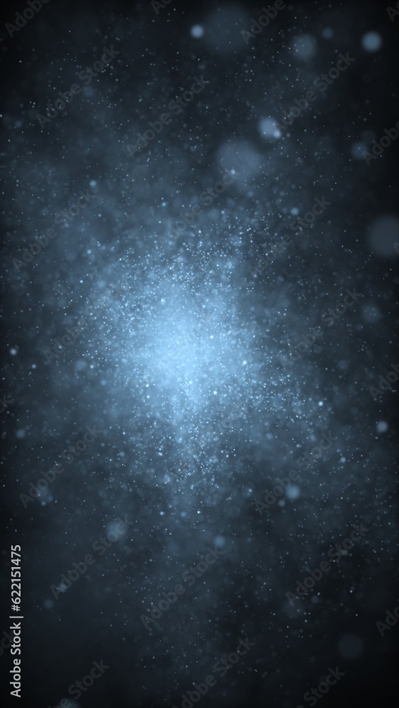 Abstract swarm of silver liquid buoyancy star particles. Elegant festive cosmic lights 3D illustration background. Vertical magic holidays backdrop and twinkling fairy dust slow motion wallpaper. Abstract swarm of silver liquid buoyancy star particles. Elegant festive cosmic lights 3D illustration background. Vertical magic holidays backdrop and twinkling fairy dust slow motion wallpaper.
