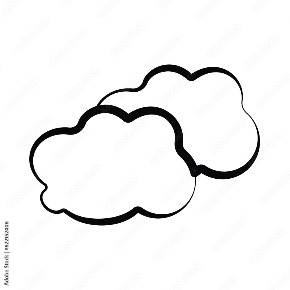 cloud icon, line, vector, template, design, trendy, collection cloud icon, line, vector, template, design, trendy, collection