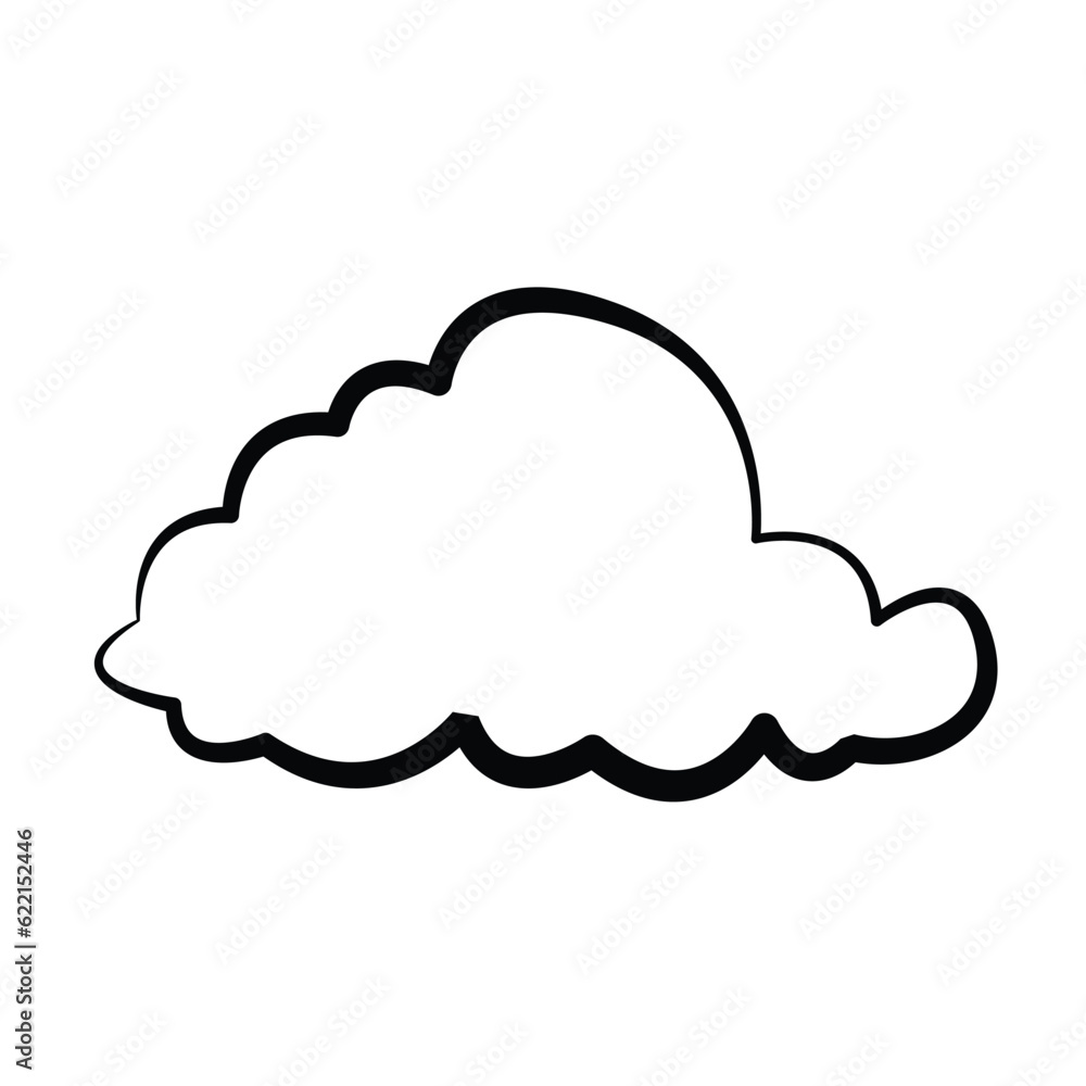 cloud icon, line, vector, template, design, trendy, collection cloud icon, line, vector, template, design, trendy, collection