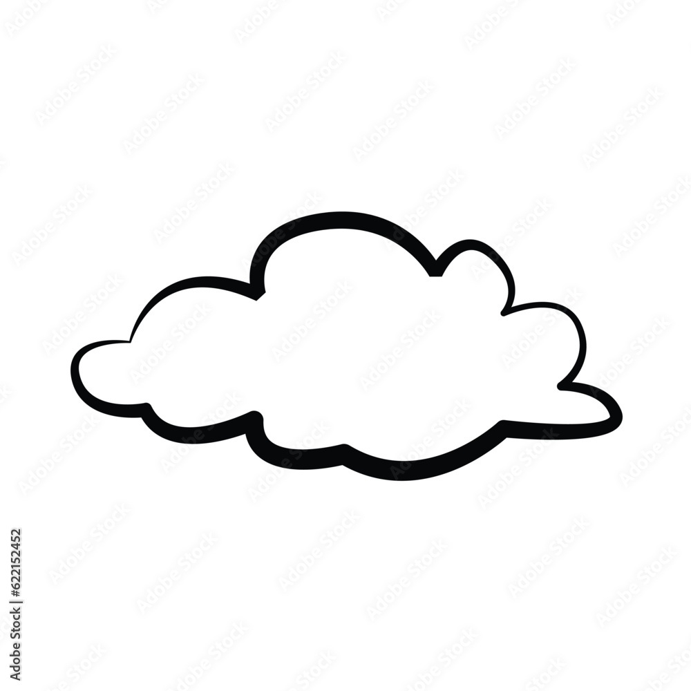 cloud icon, line, vector, template, design, trendy, collection cloud icon, line, vector, template, design, trendy, collection