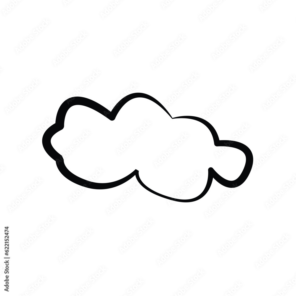 cloud icon, line, vector, template, design, trendy, collection cloud icon, line, vector, template, design, trendy, collection