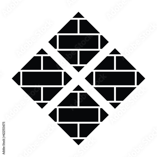 floor tile icon, vector, template, design, trendy, collection