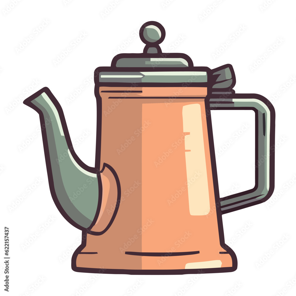 Fototapeta premium Metal teapot design