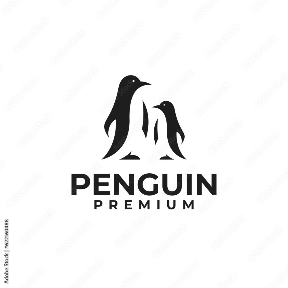 Fototapeta premium Penguin Logo Design Concept Vector Illustration Symbol Icon