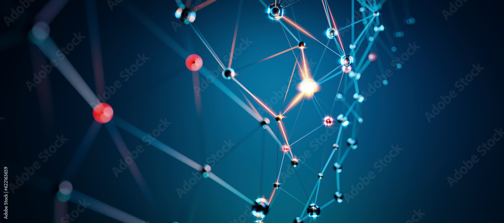 Dynamic Blue Geometric Network Dynamic Blue Geometric Network