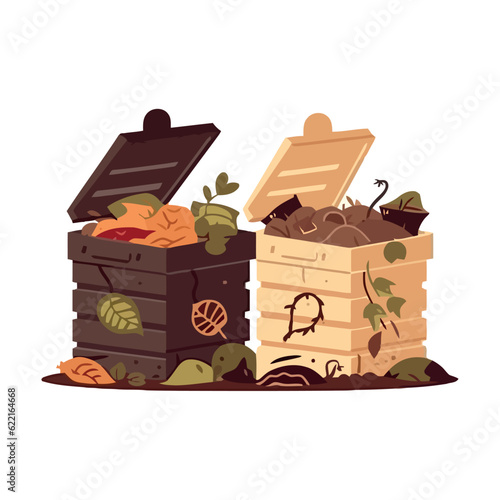 compost in basket