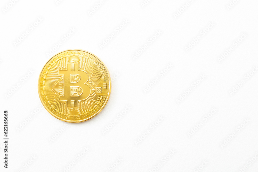白背景にビットコイン 白背景にビットコイン